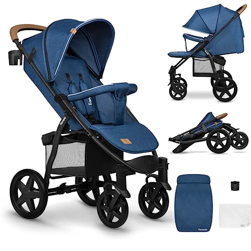LIONELO Annet Silla de Pase Para niños hasta 22 kg 0 48M ajuste del respaldo hasta posición horizontal Capucha XXL Plegable fácil con ventana Mosquitera :  Bebé