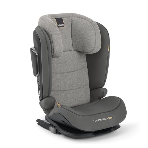 Inglesina Cartesio i Size, Silla de coche Isofix, para Niños de 3 a 12 años aproximadamente, de 100 a 150 cm, color Stone Grey : Amazon.es: Bebé