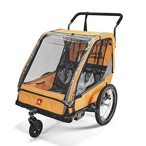 Carriola y remolque de bicicleta Allen Sports Hi Viz para dos niños, anaranjado, modelo ES2 O :  Deportes y aire libre
