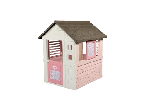 Smoby Toys  Casita Infantil Corolle Rosa, Sólida y Robusta, Medidas (l x an x al): 110x98x127cm (810720) : Amazon.es: Juguetes y juegos
