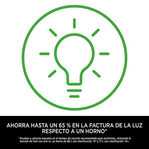 Ninja Foodi Freidora de aire con compartimento doble, 9,6 l, 6 en 1, no usa aceite, Freír con Aire, Max Crisp, Asar, Hornear, Deshidratar, 8 porciones, cestas antiadherentes, en negro, AF400EU