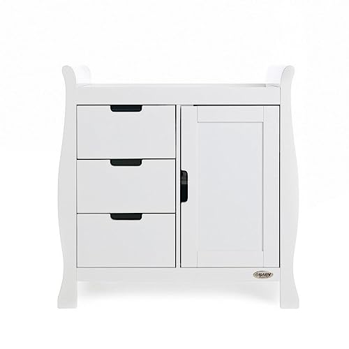 Obaby, Stamford   Cambiador de trineo, color blanco :  Bebé