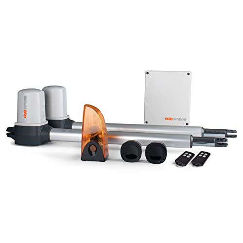 SCS Sentinel   MVE0100 Automatismo para cancelas batientes   24V   2 mandos a distancia   50m de alcance   lámpara parpadeante LED   5 años de garantía   4 m de longitud   400 Kg máx   OpenGate1 : Amazon.es: Bricolaje y herramientas