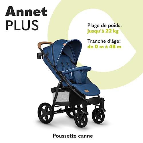 LIONELO Annet Silla de Pase Para niños hasta 22 kg 0 48M ajuste del respaldo hasta posición horizontal Capucha XXL Plegable fácil con ventana Mosquitera :  Bebé