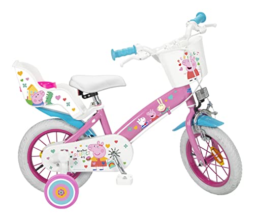 Bicicleta 12" Peppa Pig Rosa :  Deportes y aire libre