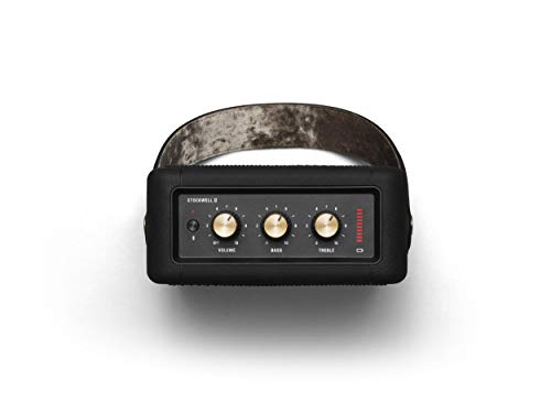 Altavoz Bluetooth portátil Stockwell II – Compacto, resistente al agua, con sonido potente y diseño en color negro y latón