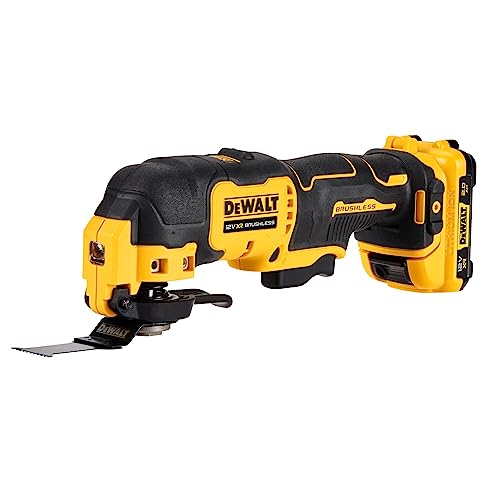 DeWalt DCS353D2 QW, Multiherramienta oscilante, Sin escobillas, Adaptador Multifit, Luz LED, Juego de 29 accesorios, 2 baterías, cargador y Maletín TSTAK : Amazon.es: Bricolaje y herramientas