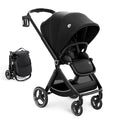 Cochecito bebe,Carrito reversible, ELITTLE EMU Carrito Bebe Apta de 0 a 36 Meses 25 Kg, Cochecito todo terreno, Protección Solar 50  Carro Bebe, Cochecito Bebe con Ruedas Grandes (Negro) : Amazon.es: Bebé