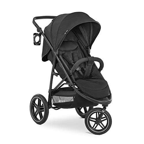 hauck Rapid 3R Carro 3 Ruedas Bebe, Silla de Paseo Ligera hasta 22 Kilos, Bebe Silla Paseo desde Nacimiento con Protección UV 50 , Neumáticos de Goma, Compacta, Cesta Grande hasta 3 kg, Negro : Amazon.es: Bebé