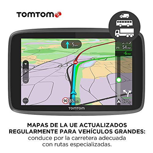 TomTom GO Professional 620, Navegación Profesional para Vehículos Grandes, TomTom Traffic a Través de Smartphone, 6 pulgadas, Negro/Gris : Amazon.es: Electrónica