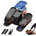 Máquina elíptica para debajo del escritorio, ejercitadora de piernas elipse como se ve en la televisión para adultos mayores con 12 velocidades ajustables, silenciosa y portátil, ejercitador de pedal : Amazon.es: Deportes y aire libre