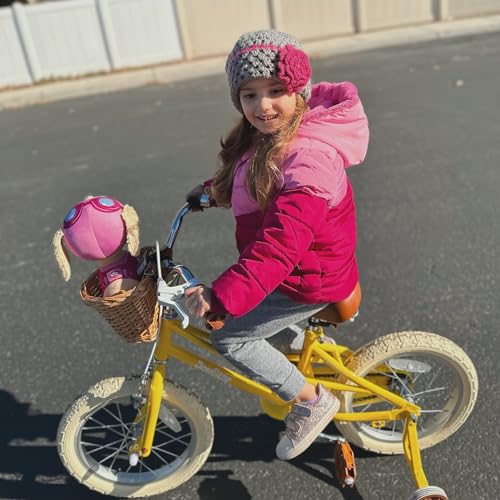 JOYSTAR Bicicleta de 16 Pulgadas para niños de 4 a 7 años (41" 53") niñas, Bicicleta de niña con Ruedas estabilizadoras y Cesta, Bicicleta Infantil Amarillo :  Deportes y aire libre