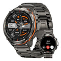 KOSPET Tank Reloj Inteligente Hombre GPS, 480 mAh de Batería, 50m Impermeable, Cuerpo de Acero Inoxidable 1.43'' AMOLED Resistente Smartwatch Redondo con Correa de Metal, Altitude &amp; Llamadas :  Electrónica