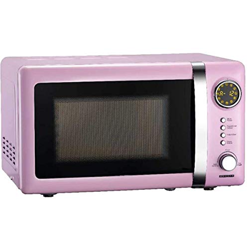 MELISSA 16330112 Microondas, 700 W, 20 litros, Acero Inoxidable, Rosa :  Hogar y cocina