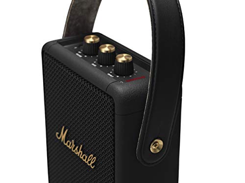 Altavoz Bluetooth portátil Stockwell II – Compacto, resistente al agua, con sonido potente y diseño en color negro y latón