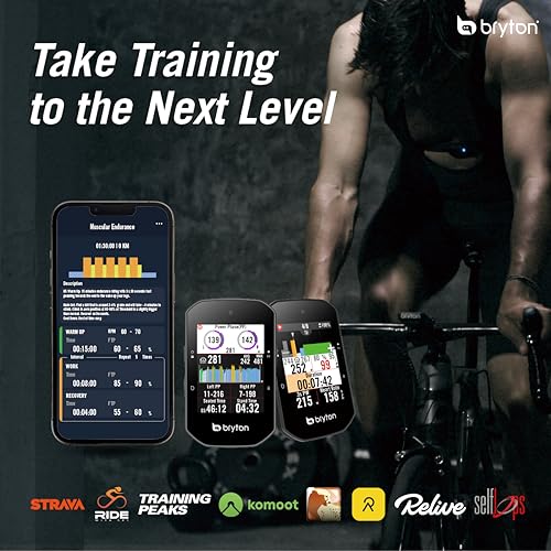 Bryton Rider S500 Ciclocomputador GPS para Bicicleta con Pantalla Táctil LCD a Color de 2,4 Pulgadas, Mapas de Europa sin conexión, Compatible con Radar de Bicicleta, 24 Horas de duración de batería :  Deportes y aire libre