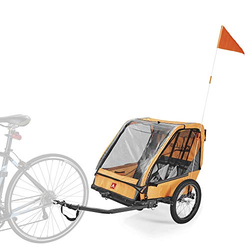 Carriola y remolque de bicicleta Allen Sports Hi Viz para dos niños, anaranjado, modelo ES2 O :  Deportes y aire libre