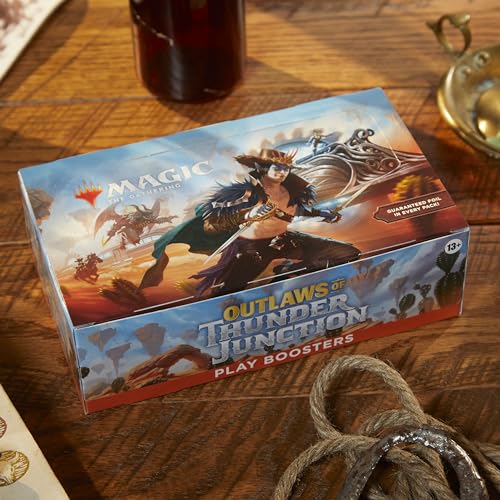 Caja de sobres de juego de Forajidos de Cruce de Truenos, de Magic: The Gathering   36 sobres (504 cartas de Magic) (Version Anglaise) : Amazon.es: Juguetes y juegos