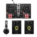 Hercules DJLearning Kit MK2 — Kit Todo en Uno para Aprender a Mezclar — Software y Tutoriales Incluidos : Amazon.es: Instrumentos musicales