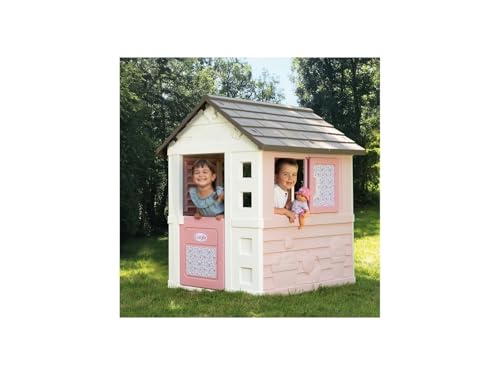 Smoby Toys  Casita Infantil Corolle Rosa, Sólida y Robusta, Medidas (l x an x al): 110x98x127cm (810720) : Amazon.es: Juguetes y juegos