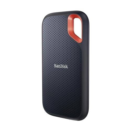 SanDisk 2TB Extreme SSD portátil, USB C USB 3.2 Gen 2, Memoria de estado sólido NVMe externa, hasta 1050 MB/s, Clasificación IP65 de resistencia al agua y al polvo :  Informática