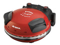 Ariete 909   Mini horno para pizza en 4 minutos, 1200 W, 5 niveles temperatura, diámetro 33 cm, regulador de tiempo 30 minutos y temperatura, indicador luminosos encendido/apagado, color rojo negro