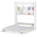 Badabulle Cambiador de Pared Plouf, Plegable y Compacto 67 x 57 x 13 cm, Fácil de Instalar, Colchoneta y Almacenaje Integrados, Hasta 11 kg :  Bebé