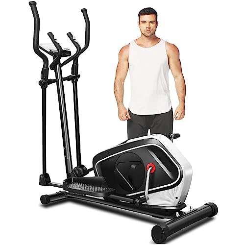 Profun Home Cross Trainer, elíptica con 16 Niveles de Resistencia magnética, Manillar de frecuencia cardíaca, Monitor LCD, máquinas elípticas de 180 kg de Capacidad máxima : Amazon.es: Deportes y aire libre