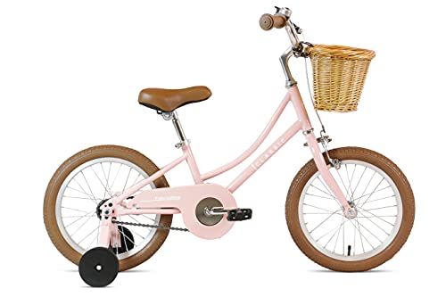 FabricBike Kids   Bicicleta con Pedales para niño y niña, Ruedines de Entrenamiento Desmontables, Frenos, Ruedas 12 y 16 Pulgadas, 4 Colores (Classic Pink, 16": 3 7 Años (Estatura 96cm   120cm) : Amazon.es: Deportes y aire libre