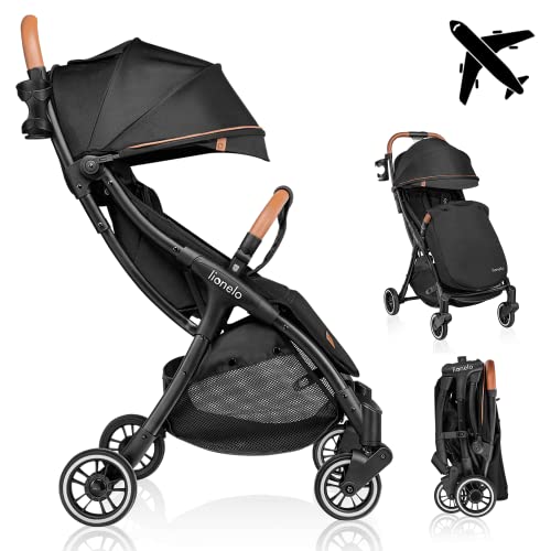 LIONELO Julie One Carrito 51 x 75 x 103 cm Para menores hasta 22kg 0 48M Regulación del respaldo Plegado sencillo Ruedas resistentes con amortizadores Cesta para compras :  Bebé