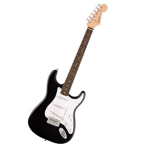 Fender Squier Debut Series Stratocaster Guitarra Eléctrica, Guitarra para Principiantes, con 2 Años de Garantía, Negro :  Instrumentos musicales