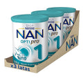 Nestlé NAN Optipro 1 Leche de inicio en Polvo para Bebés (desde el Primer Día), 3 latas x 800 g : Amazon.es: Alimentación y bebidas