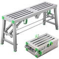 TXSWORSO Andamio Plegable   Plataforma de Trabajo de Altura Ajustable   Torre de andamio con Capacidad de Carga de 400 kg   Banco Multiusos para proyectos de Bricolaje : Amazon.es: Bricolaje y herramientas