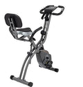 Bicicleta Estática Plegable con Resistencia Magnética Ajustable en 10 Niveles | Bicicleta Estática Plegable Vertical y Recostada para Uso Doméstico, Equipo de Ejercicio para Entrenamiento en Casa :  Deportes y aire libre