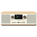 Pure Classic C D6 Equipo de música (Reproductor de CD, Dab /FM, Bluetooth, AUX, USB, Alarma Sleeptimer) Blanco algodón/Roble :  Electrónica