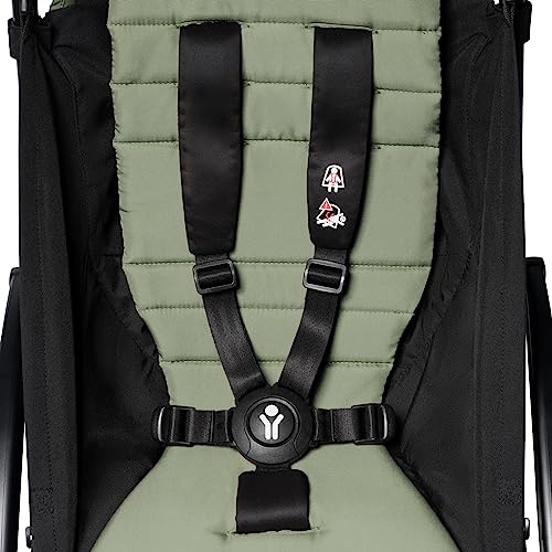 BABYZEN Cochecito Completo YOYO2   Incluye YOYO Capazo (Olive), Chasis (Negro) &amp; YOYO Pack 6  Color (Olive)   Para Niños Hasta 22 kg :  Bebé