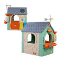 FEBER   Recycle Eco House, Casita Infantil Hecha de Plástico Reciclado, Puerta Abatible, Colores Luminosos y Resistentes a la Luz Solar, Montaje Fácil, A Partir de 3 años, Famosa (FEH26000) : Amazon.es: Juguetes y juegos