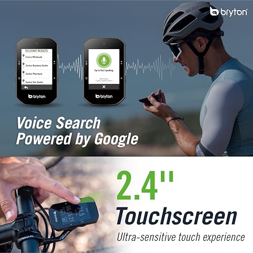 Bryton Rider S500 Ciclocomputador GPS para Bicicleta con Pantalla Táctil LCD a Color de 2,4 Pulgadas, Mapas de Europa sin conexión, Compatible con Radar de Bicicleta, 24 Horas de duración de batería :  Deportes y aire libre