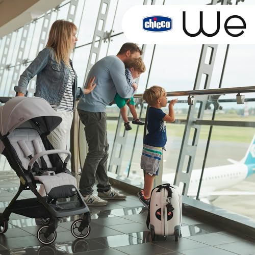 Chicco WE Silla de Paseo Ligera y Plegable Apta de 0 Meses a 22 Kg, Carro de Bebé de Viaje Reclinable con Posición para Dormir, Arnés Acolchado, Capota y Cubierta para Lluvia   Gris (Cool Grey) : Amazon.es: Bebé