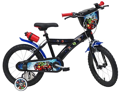 Vélo ATLAS Vélo Enfant 16'' Avengers/Marvel Bicicleta, Niños, Negro, 16 :  Deportes y aire libre